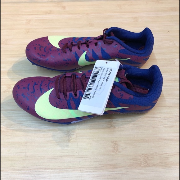 Nike Zoom Rival S 9 Bordeaux/Lime Purple Wmns 8 - Picture 4 of 6